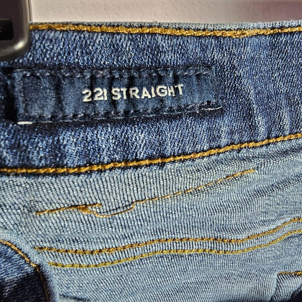 Lucky Brand 221 Straight Leg Stretch Jeans Men's Size 30x28" Medium Blue Wash - Picture 5 of 10